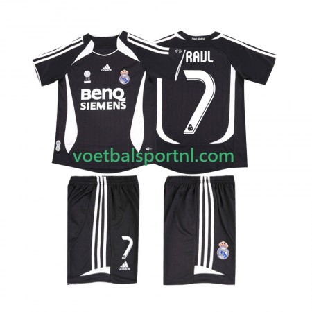 Real Madrid RAUL 7 2006 2007 Retro Kind Uit Tenue